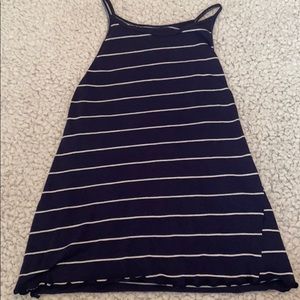 Blue Striped Tank Top